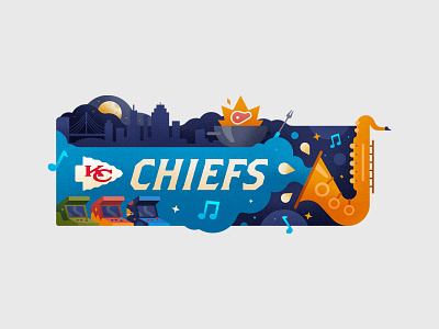 Kansas City Chiefs 🎷 adobe chiefs citylife culture digitalillustration editorial food football footballculture illustration illustrator jazz kansas kansascitychiefs music muti nfl photoshop vector