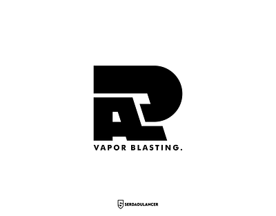 Logo RA branding graphic design logo logotype sandblasting vaporblasting visual identity