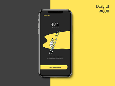Daily UI 008- Error page app daily dailyui design figma illustration logo mobile ui uiux website