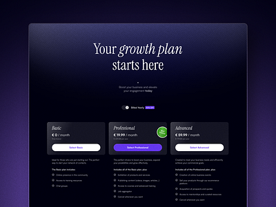 Pricing plan page design layout plans price price cards pricing pricing plan product design ui ux website