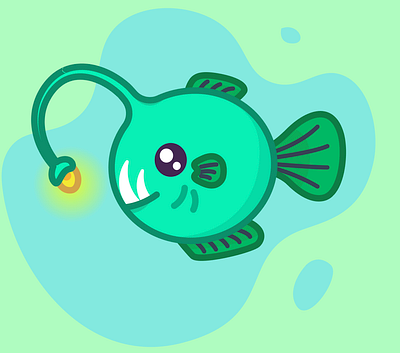 Cute Fish vector design figma graphic design ui ux vector