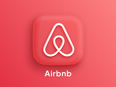 Airbnb logo redesign branding design graphic design illustration logo