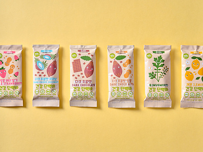 Dora Bar cacao bar childrens illustration chocolate bar cute characters cute illustration flat illustration food characters food illustration food packaging healthy food kids illustration package design protein bar packaging simple illustration south korea