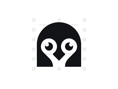 Letter A Penguin Logo For Sale animal art branding cute design elegant eye face flat graphic design head logo minimal modrn ocean penguin sea simple vector water