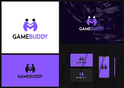 GameBuddy | Logo Design brand identity branding gamepad gaming gaming logo graphic design human illustration logo logo design logotype modern people playing sports symbol twitch