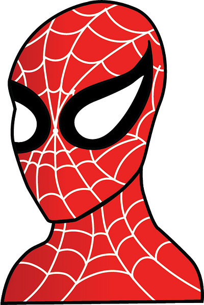 Spiderman using illustrator inspired from Tutvid illustrator spiderman tutvid