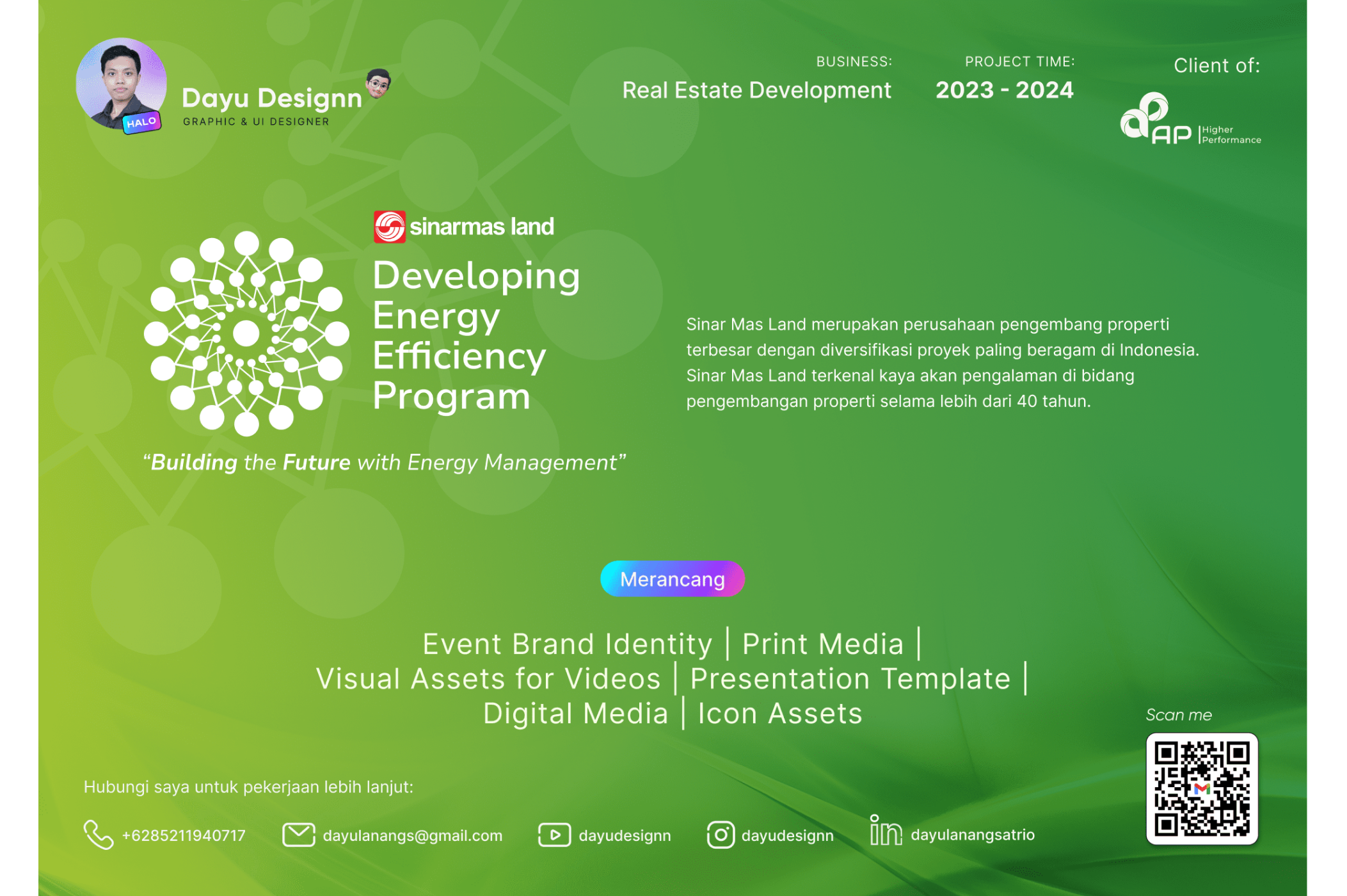 DEEP Program | Sinar Mas Land Project canva capcut icon design photography