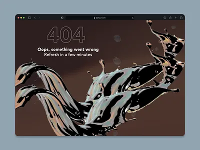 Daily UI - #008 - 404 Page 404 404 page coffee coffee spill dailyui dailyui 008 design figma graphic design illustrator photoshop ui ui design
