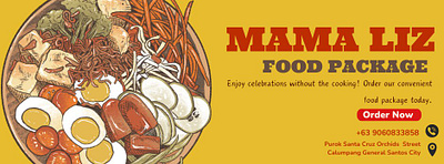 Facebook Page Cover For Food Package Business facebook page cover food package graphic design