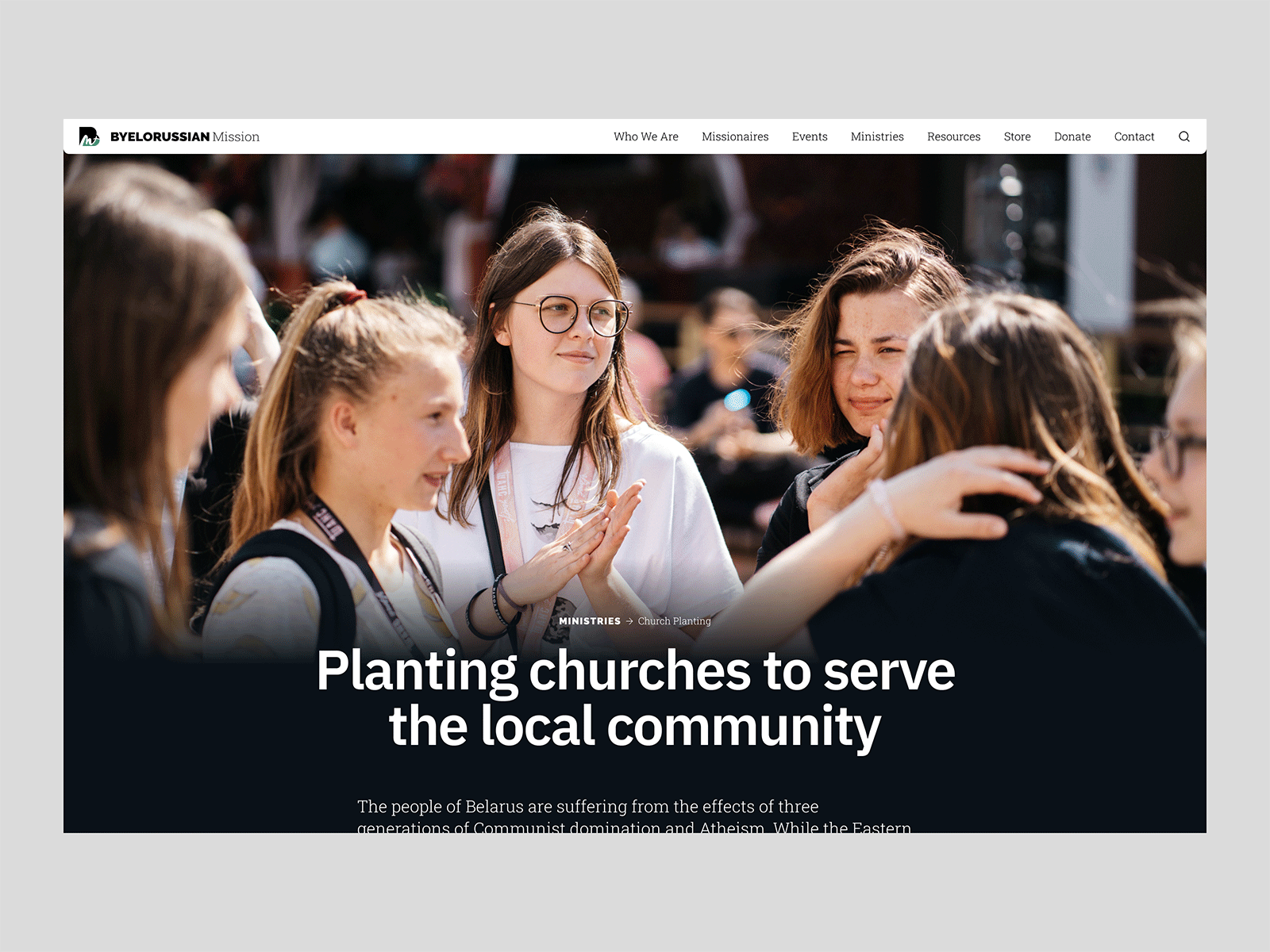 Ministries - Church Planting Mission - Fundraiser about assist church dark desktop donate fundraiser give gradient help ministry nonprofit org reach ui ux web website