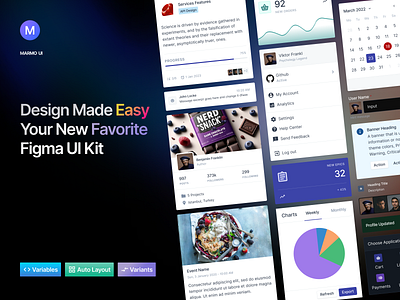 Marmo UI Figma Design System colors dashboard dropdown figma social ui widgets