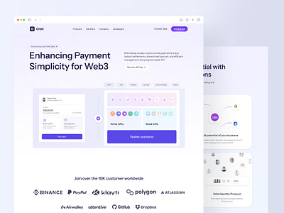 Orbit - Web3 SaaS Web Template UI banking landing page banking website business website crypto ui finance landing page finance ui finance website fintech landing page payment web ui ui kit uiux web design web template web ui web3 web3 ui web3 ui kit website design website template