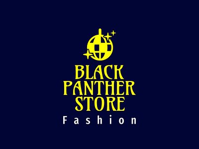 Black Panther store branding graphic design logo motion graphics