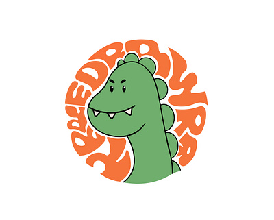 Logo Dino art branding design graphic design illustration logo vector