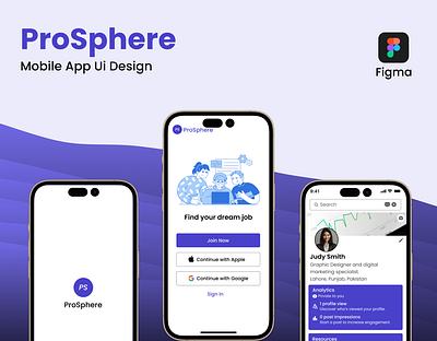 ProSphere Mobile App Ui Design. app design design graphic design mobile app ui ux