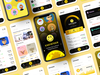 UIUX Design cryptocurrency design exchange exchangeui figma mobile app mobile ui mobilemockups mobileui mockups nft nfts nftui ui ui design uidesign uimockup uiux uxdesign walletui