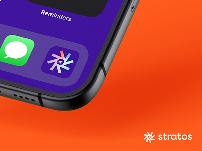 Stratos - IOS Design branding design fintech illustration ios logo mobile typography