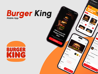 Burger King Mobile App burger king figma mobile app photoshop prototyping ui design ux design wireframing