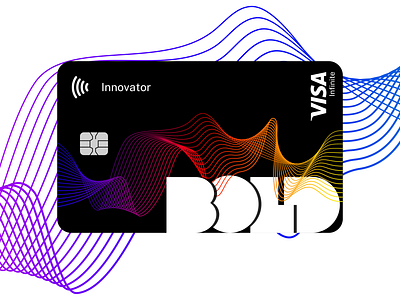 The Innovator Card by Bold Investments branding credit card design graphic design logo product design