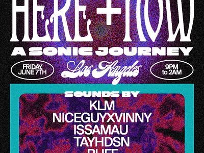 Here + Now Flyer Design flyer design graphic design poster design