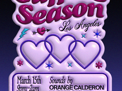 Cuffing Season Flyer Design 3d flyer design graphic design poster design
