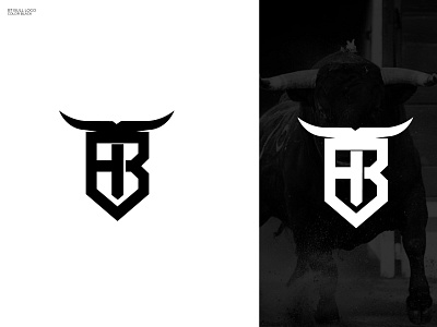 BT Bull Logo Concept: Bold and Dynamic Design animation black logo btbulllogo bull bull head bulllogo design graphic design letter logo logodesign logos minimalist modern logo icon
