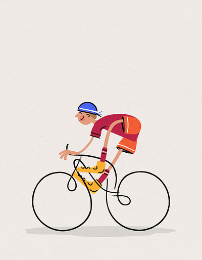 CYCLIST SPOT ILLUSTRATION branding cyclist design dibujo drawing editorial graficillustration graphic design ill illustration lineart o onelineart vector
