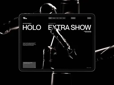 HOLO [Website Exploration] art direction design development editorial exploration graphic design interactions interface layout motion motion graphics music ui user interface ux web design web pages webflow website website design