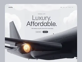 Let's Fly - Landing Page