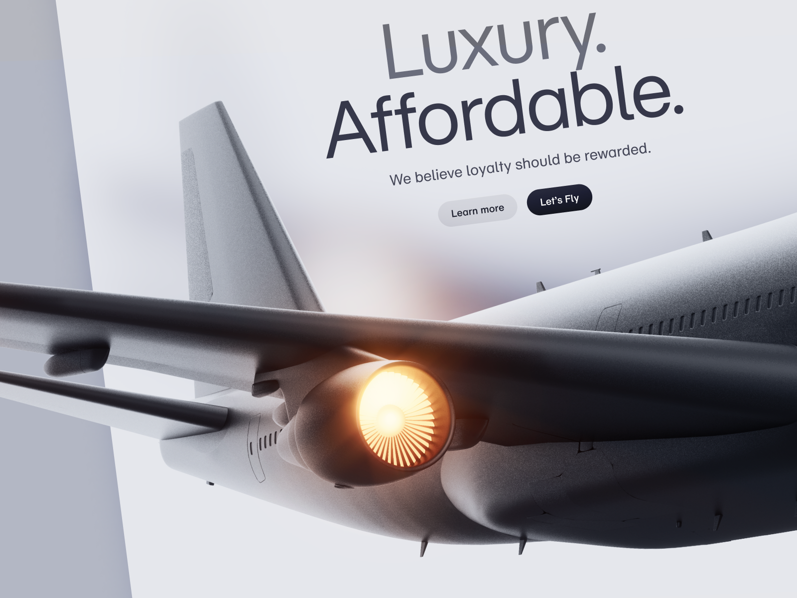 Example of 3D Landing Page