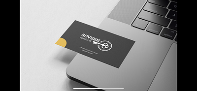 Sovern Logo Design branding geometric graphic design key logo solution yellow