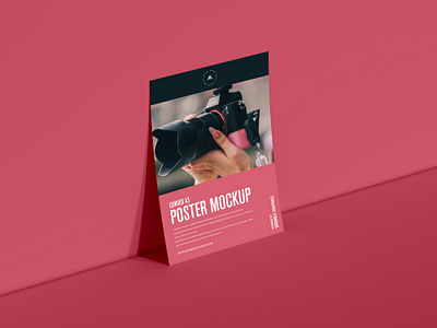 Free A3 Poster Mockup poster mockup