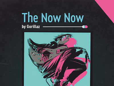 The Now Now(2018) album | Poster design graphic design poster style
