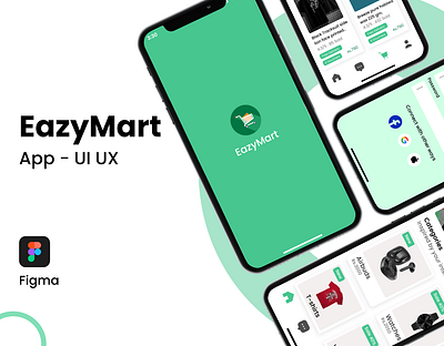 EazyMart App UI design. app app design design graphic design mobile app ui ux