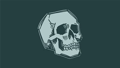 Skull Sketch art bone design illustration sketch skull