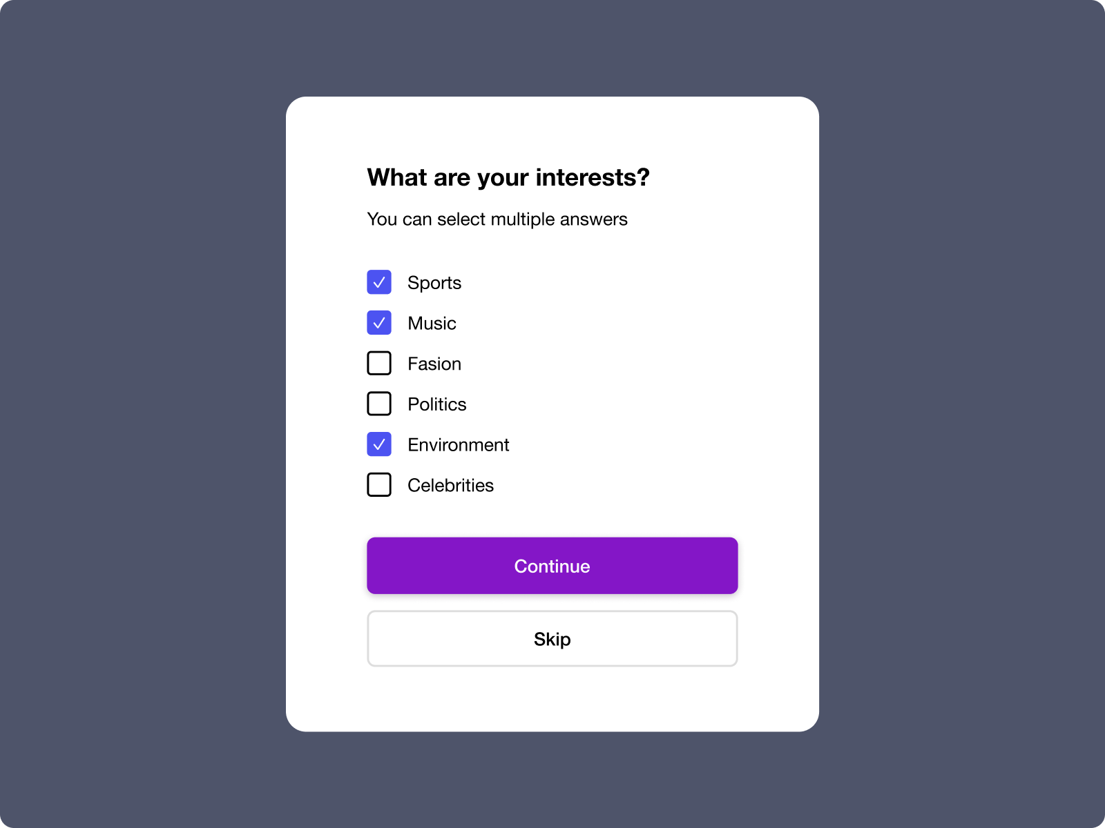 Day 32 of improving my UI skills · #32 Design checkboxes screen challenge checkboxes ui