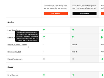 Pricing Tooltip · Koala UI [V2.4] design system koala koalaui landing landing page pricing pricing page pricing section tooltip ui ui design ux ux design uxui