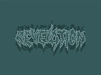 Revelation art black death death metal design drawing illustration logo metal music sketch