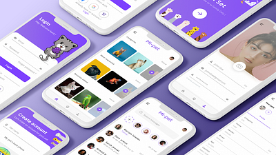 MiPet | Mobile App UI app design mobile mobile app pet ui