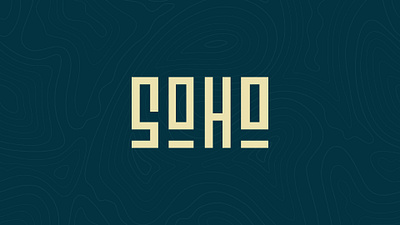 SOHO Clothing Store - Logo Identity branding clothing logo graphic design logo minimal typography