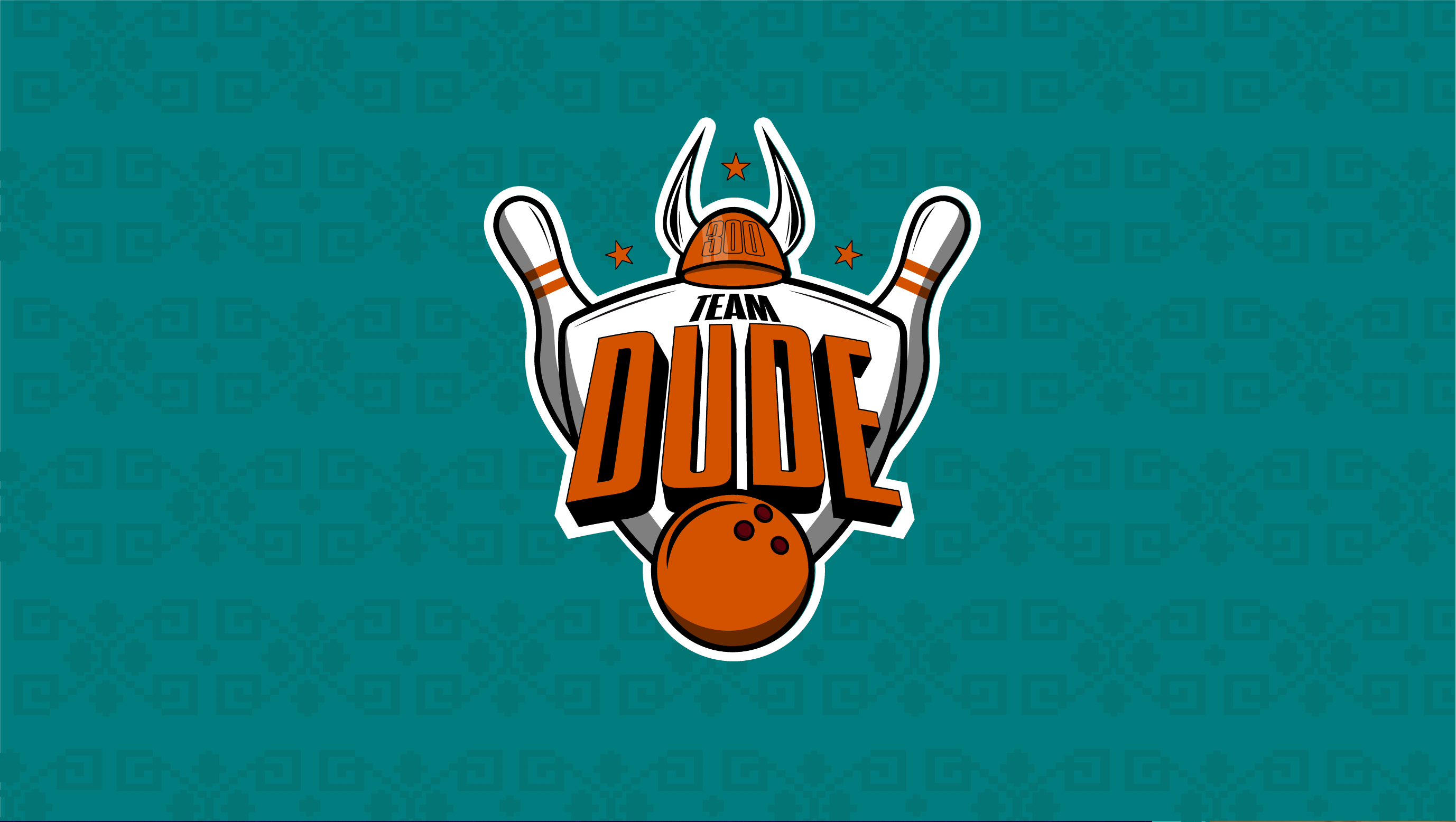 Branding for a bowling team - Team Dude animation bowling branding design graphic design lebowski logo motion graphics