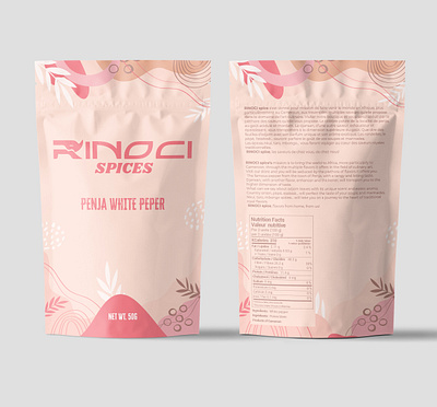 Spices Pouch design bag design design graphic design label design packaging packaging design pouch design product label design supplement label design