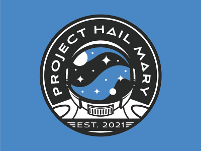 Project Hail Mary Patch astronaut cosmos galaxy helmet moon nasa pin rocket sci fi space space suit