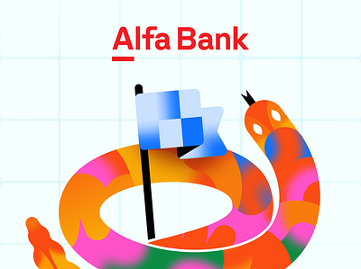 Snake: in-app game for banking app 2d animation animation game design illustrations inappgames motion graphics