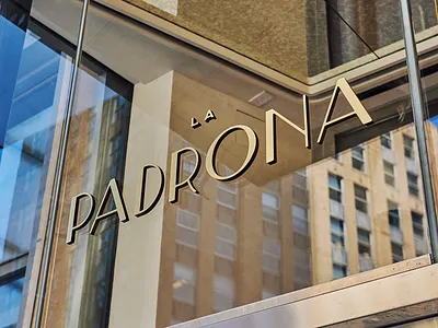 La Padrona Signage Design signage signage design vector