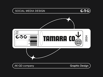 Social media design for Tamara company branding graphic design