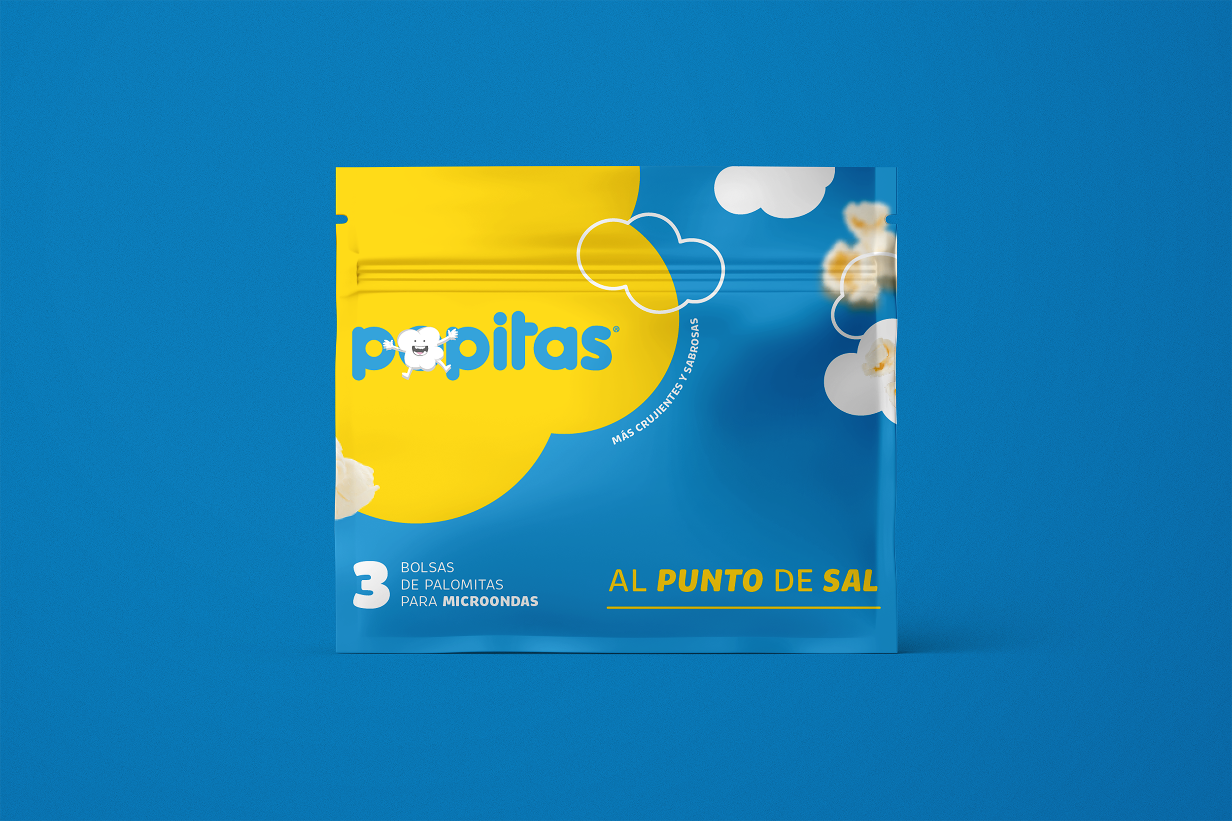 Popitas Popcorn - Packaging Redesign design industrial design packaging packaging design popcorn product product design redesign sustainability