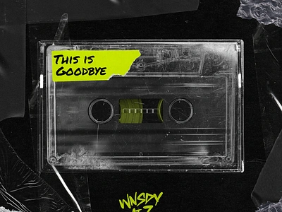 This is Goodbye (Album Artwork) brand branding cassette graphic design grunge identity illustration logo music photoshop rock tape