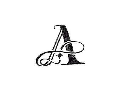 A Letter Design Sketch a logo letter a letter design letterform lettering loops sketch spark swirls