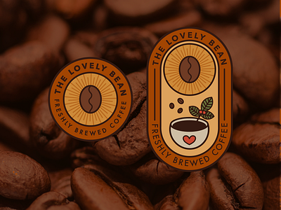The Lovely Bean branding design graphic design identity illustration logo typography vector